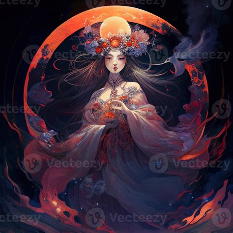 Ame-no-Uzume The Japanese Goddess of Dawn and Dancing Generative AI ...