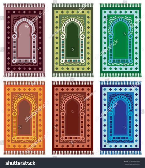Islamic Prayer Rug Pattern