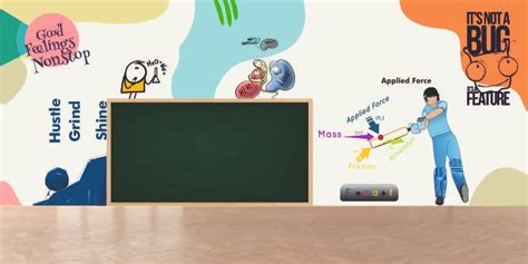 Hustle And Grind Textured School Wallpaper – Myindianthings