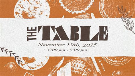 The Table - Center Grove Church | Clemmons, NC