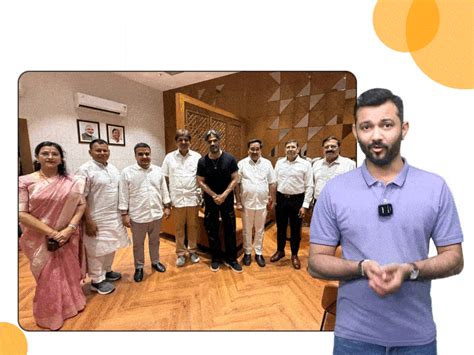 BJP leaders meet Sunil Shetty|Parki Panchat|Divya Bhaskar| | ભાજપના ...