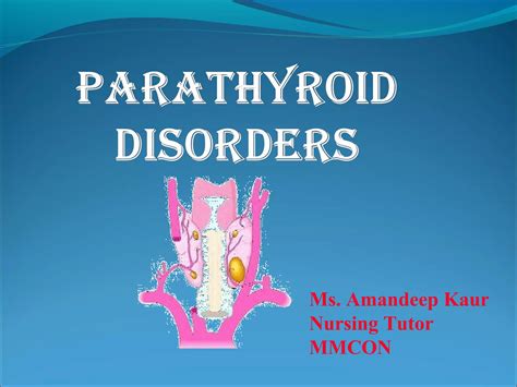 Parathyroid disorders | PPT