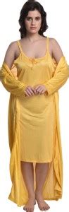TIPSDRAW Women Nighty with Robe - Buy TIPSDRAW Women Nighty with Robe ...