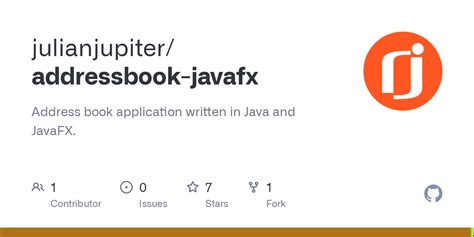 +JavaFX Contact Addressbook 的图像结果