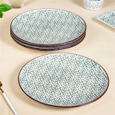 Baroque Sage Green 16 Piece Dinner Set For 4 Online - Premium Dinner ...