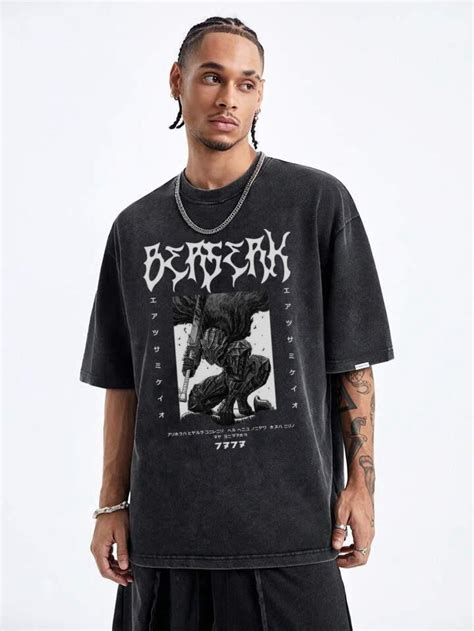 "Berserk Warrior" Dark Anime Oversized T-Shirt – Dezirelooks