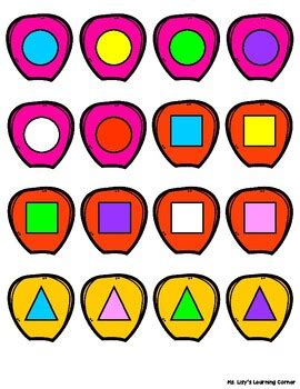 Image result for Shape Sorting Spring-Themed