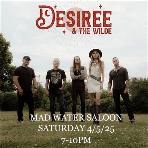 Desireé & The Wilde @ Mad Water Saloon, Mad Water Saloon, Dixon, 5 ...