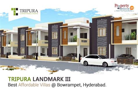 TRIPURA LANDMARK III - Best Affordable Villas in Bowrampet, Hyderabad