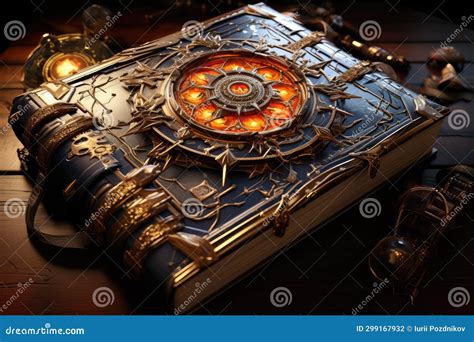 The Magic Book Reveals Its Secrets and Magic Stock Photo - Image of ...