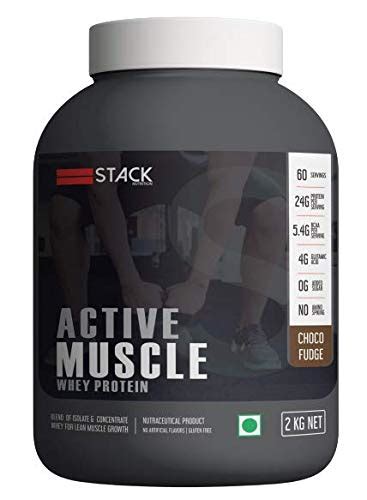 Stack Nutrition Whey Choco Fudge 100% Whey Protein Best Effective Whey ...