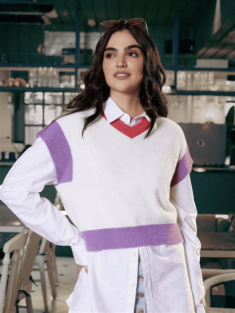 Buy Solids: Frosty Pink Women Vest Sweaters online at The Souled Store.