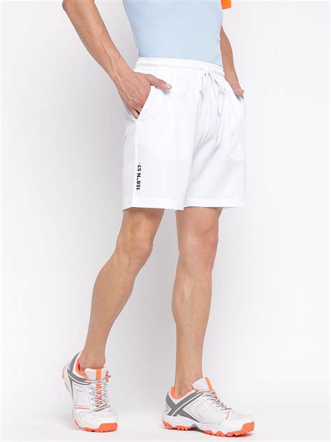 Men Shorts White