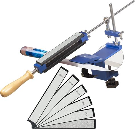 CWOVRS Knife Sharpening Kit, Quick-Clamp Knife Sharpeners Professional ...