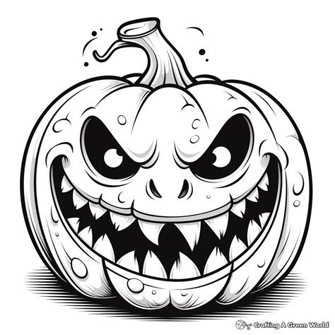 Creepy Halloween Coloring Pages [2025]
