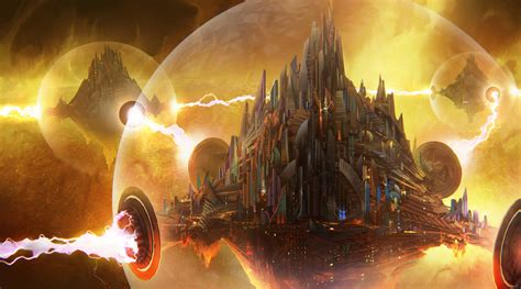 Starfinder - Sun city by Leon Tukker : r/ImaginaryCityscapes