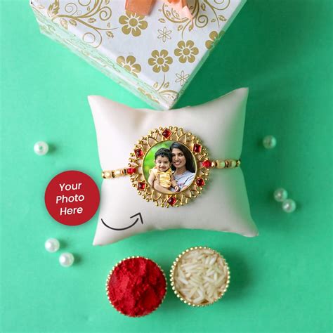 Designer Rakhi | Flower Sparkling Color Stone Designer Rakhi | Send ...