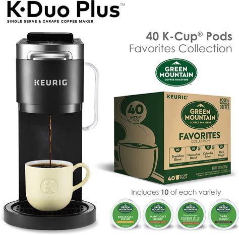 Amazon.com: Keurig K-Duo Plus Coffee Maker, Single Serve K-Cup Pod and ...