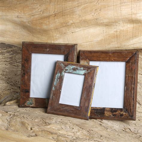 Cadre pour photo en bois recyclé | Artemano | Recycled wood, Picture ...