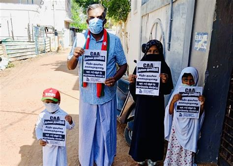 அதிரையில், CAA-வை அமல்படுத்தும் பாஜக அரசை கண்டித்து SDPI போராட்டம்