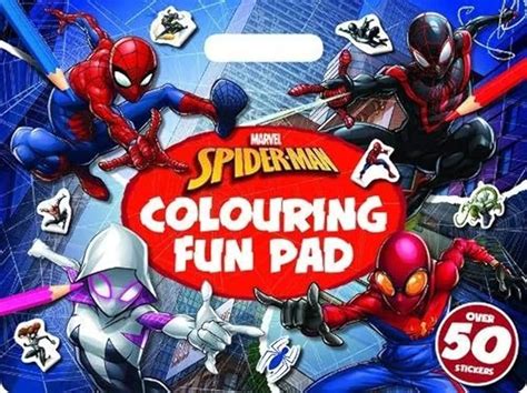 Buy Marvel Spider-Man Colouring Fun Pad Book Online at Low Prices in ...