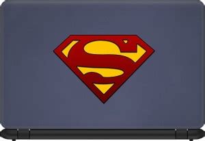 Mugs4You Superman Logo Laptop Skins & Stickers HD Quality for 15.6 ...