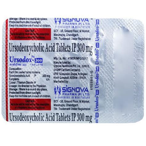 Ursodox - 300Mg - Strip of 10 Tablets : Amazon.in: Health & Personal Care
