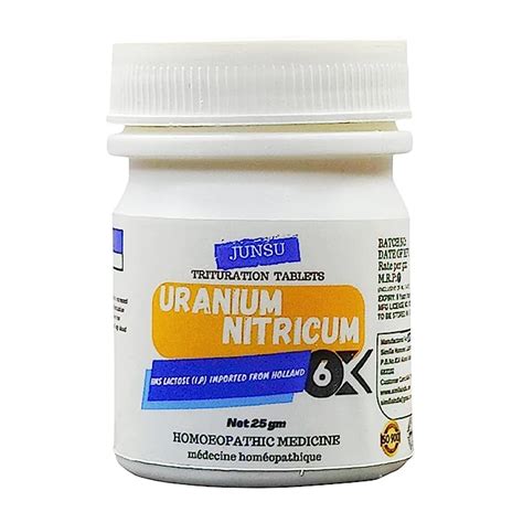 Buy SHL JUNSU's URANIUM NITRICUM 6X | Pack Of 1 (25g) Online at Low ...