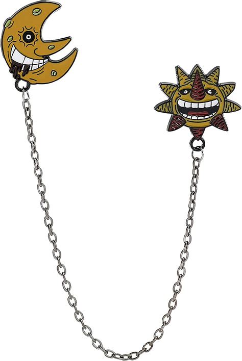 Buy Soul Eater Manga Enamel Pins Set, Anime Cosplay Evil Sun And Moon ...