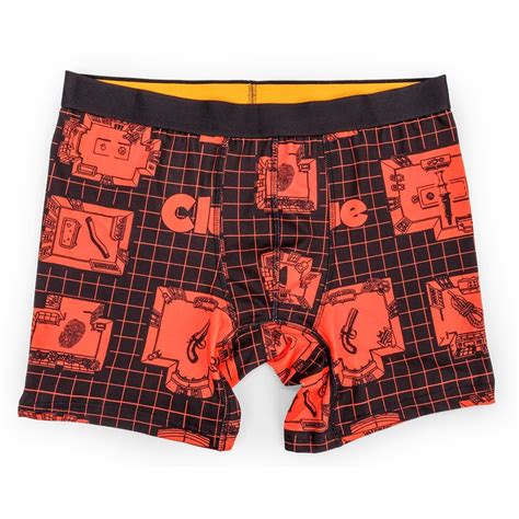 Buy Loot Crate Clue Boxer Brief Underwear Exclusive (XL) Red and Black ...