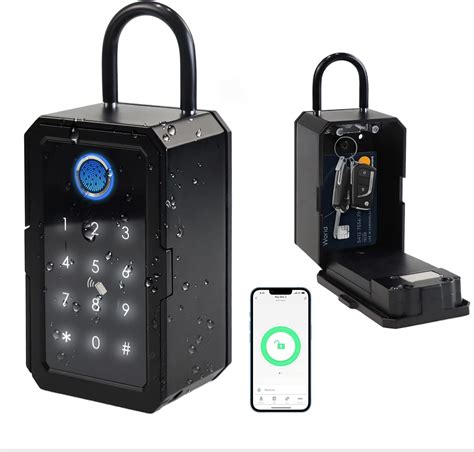 Smart Lockbox APP Remote Access, Teglu Key Lock Box India | Ubuy