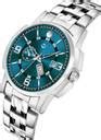 WIZARD TIMES EH-226-GREEN Olive Day and Date EH-226-Green Analog Watch ...