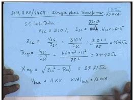 Voltage Regulation Of Single Phase Transformers - Electrical Machines ...
