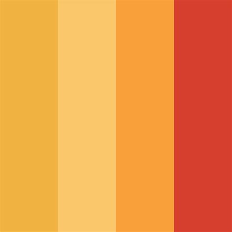 Sunset Orange Color Palette - ColorDrop