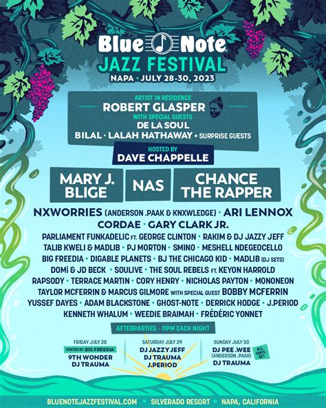 Blue Note Jazz Fest Pays Tribute To The 50th Anniversary Of Hip-Hop ...