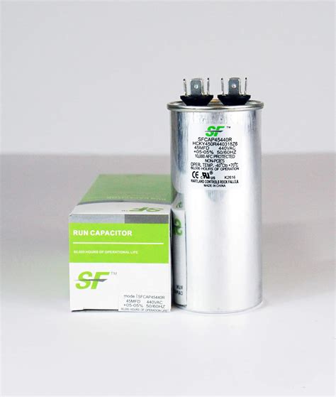 Buy TRANE - SF - 45 MFD (Microfarad) - 370/440 Volts - (Pack of 1 ...