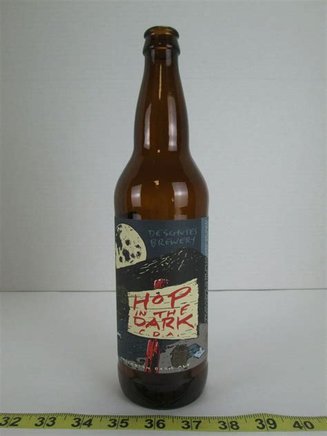 Deschutes Brewery Hop in the Dark CDA Beer Brew Glass Bottle 1 Pint 6 ...