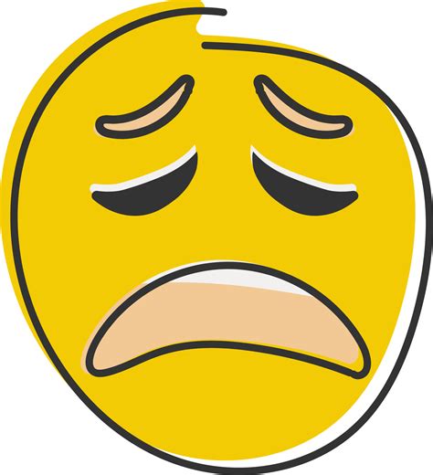 Emoticon Exhausted