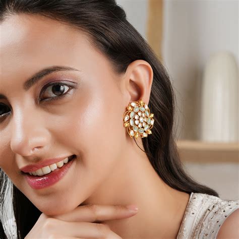 buy gold plated earring online | artificial earrings for women Page 6 ...