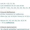 transitive.(iii) Given an example of a relation which is reflexive and ...