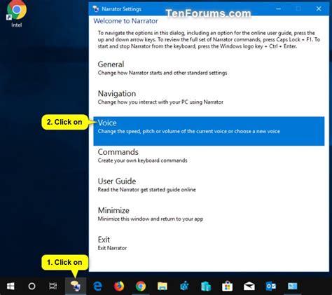 Voice Over Tutorials in Windows 10 的图像结果