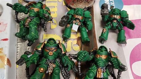 40k Salamanders Army SALAMANDERS 40K PAINTED