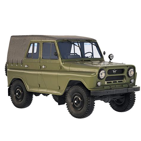 UAZ 469 1970 - 3D Model by podshyvalov