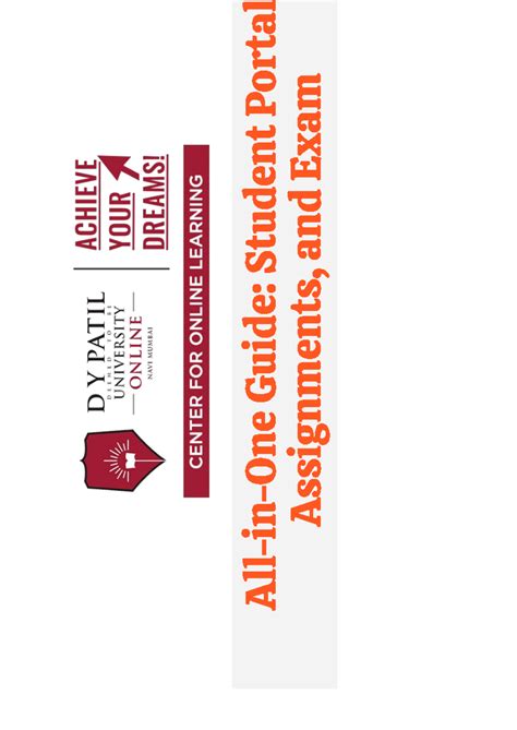 PPT DY Patil University Assignment: Online Portal Guide & Exam Info ...