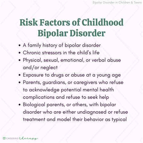 Bipolar Disorder in Children & Teens