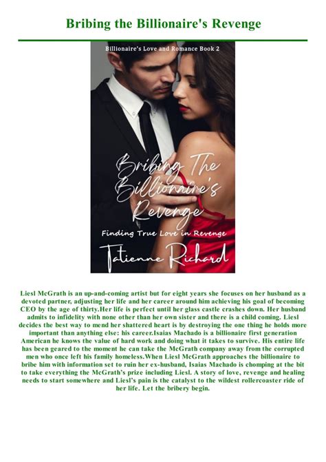 DOWNLOAD Free PDF Bribing the Billionaire's Revenge BY Tatienne Richard