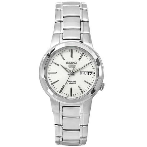 Seiko 5 Automatic White Dial Bracelet Watch for Men India | Ubuy