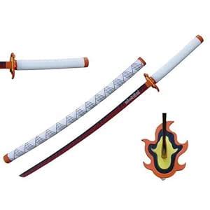Kyojuro Rengoku Kimetsu No Yaba L01 Demon Slayer Sword : Amazon.in ...