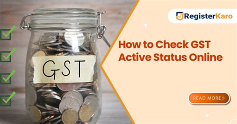 Check GST Active Status Online: A Guide | RegisterKaro