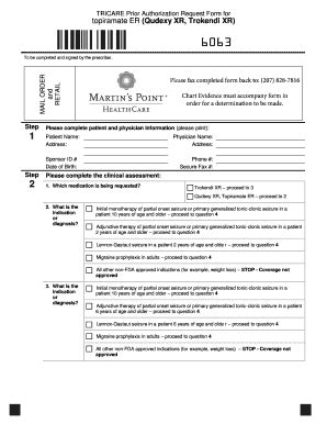 Fillable Online ER (Qudexy XR, Trokendi XR) Fax Email Print - pdfFiller
